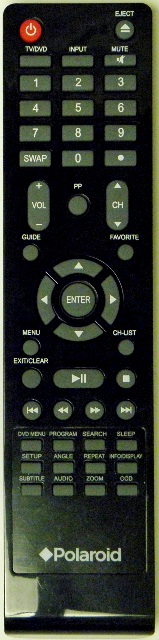 POLAROID 0212-62614-00R TV & TV/DVD Remote