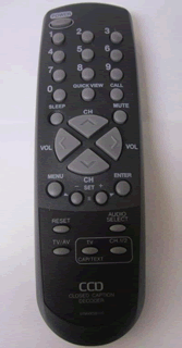 ORION-SANSUI-ZENITH 076N0DW120 Remote Control