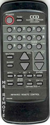 MEMOREX-ORION-SANSUI-AIWA 076R074160 Remote Control
