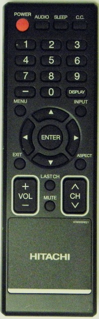 HITACHI 076R0SN021 Remote Control
