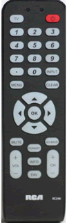 RCA 276045 RC246 TV Remote