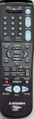 MITSUBISHI 290P080010 - MITSUBISHI 290P0800A10, 290P0800B10, 290P0800C10 Remote Control