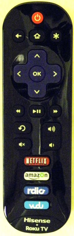HISENSE 40H4C2 40H4070E 65R6060E ROKU TV Remote Control