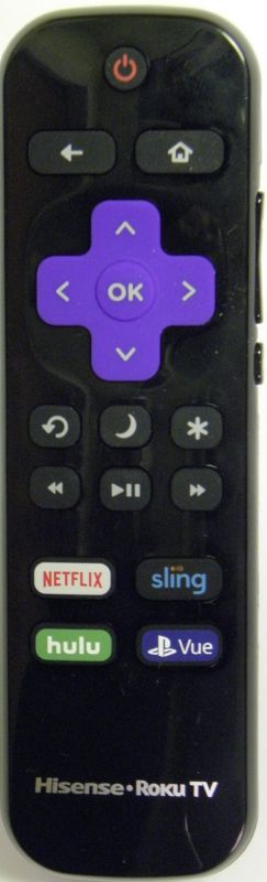 HISENSE 43R6E 50R6E ROKU TV Remote Control 32H4E1 32H4E-1 40HE4 43H4E