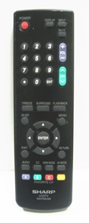 SHARP 9JR9800000001 GA695WJSA TV Remote