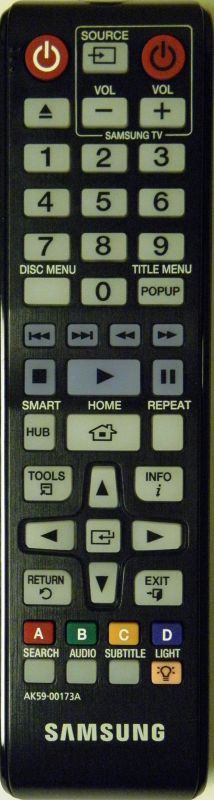 SAMSUNG AK59-00173A BLU RAY Remote Control