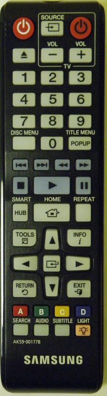 SAMSUNG AK59-00177B BLU RAY Remote Control