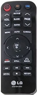LG AKB72913302 Projector Remote