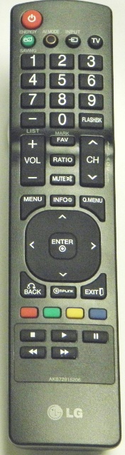 LG AKB72915206 TV Remote Control