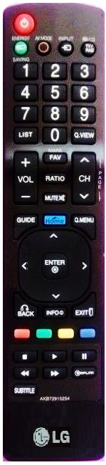 LG AKB72915254 TV Remote