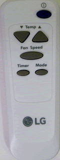 LG AKB73016012 AC Air Conditioner Remote