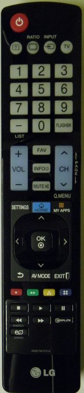 LG AKB73615314 TV Remote