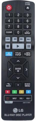 LG AKB73735801 BLU RAY Player Remote