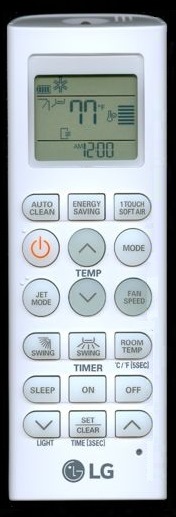 LG AKB73835317 AC Air Conditioner Remote