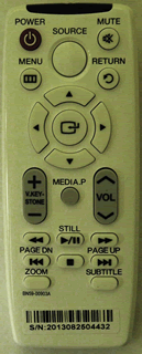 SAMSUNG BN59-00903A Projector Remote Control