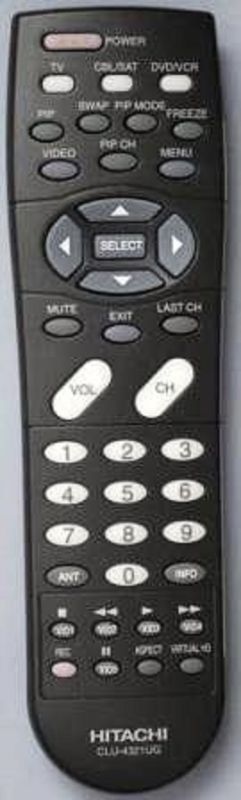 HITACHI CLU-4321UG Remote Control