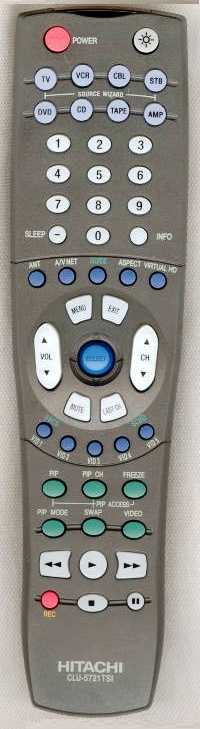 HITACHI CLU-5721TSI Remote Control