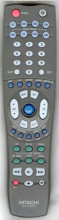 HITACHI CLU-5722TSI Remote Control