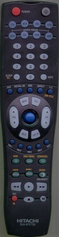 HITACHI CLU-5727TSI Remote Control