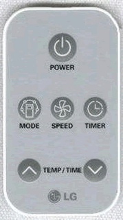 LG COV31159901 AC Air Conditioner Remote