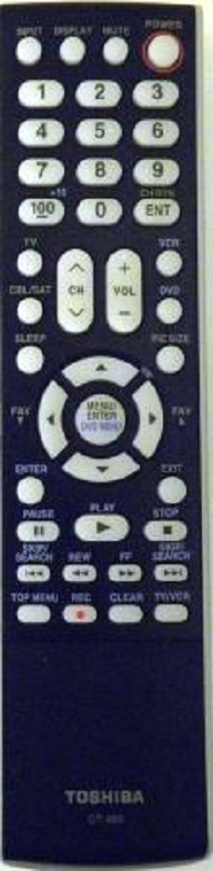 TOSHIBA CT-885 TV Remote