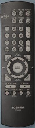 TOSHIBA CT-90086 Remote Control