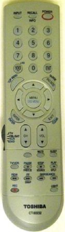 TOSHIBA CT-90157 Remote Control