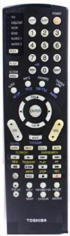 TOSHIBA CT-90164 Remote Control