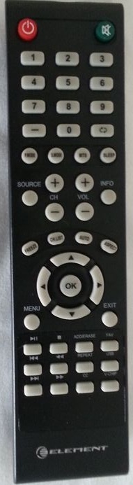 ELEMENT ELEFW327 TV Remote