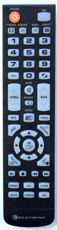 ELEMENT ELEFW504A TV Remote