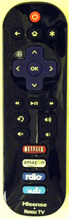 HISENSE EN-3A32 ROKU TV REMOTE CONTROL