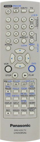 PANASONIC EUR7724KC0 DVD/VCR Remote