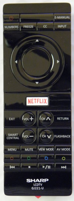 Sharp GJ221-U Remote Control