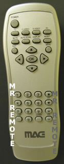 MAG INNOVISION HV145 Remote Control
