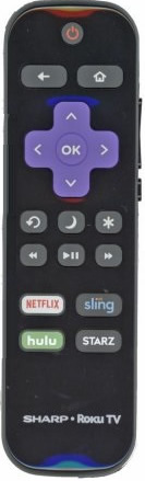SHARP LC-RCRUS-18 ROKU TV Remote Control