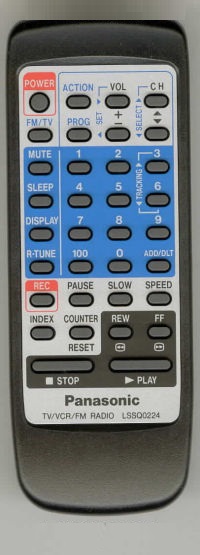 PANASONIC LSSQ0224 Remote Control