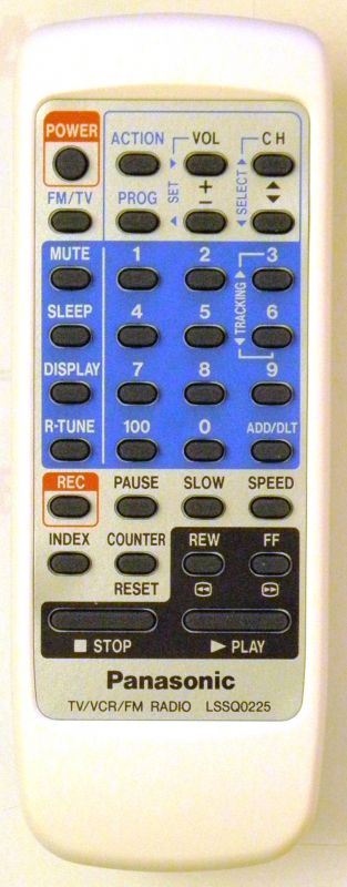 PANASONIC LSSQ0225 Remote Control