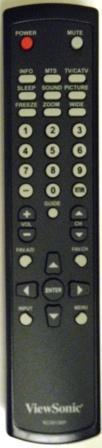 VIEWSONIC M-MS-0808-8666 Remote Control