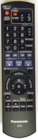 PANASONIC N2QAYB000197 DVDR Remote Control