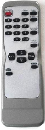 FUNAI-SYLVANIA-SYMPHONIC-DURABRAND NE122UD Remote Control