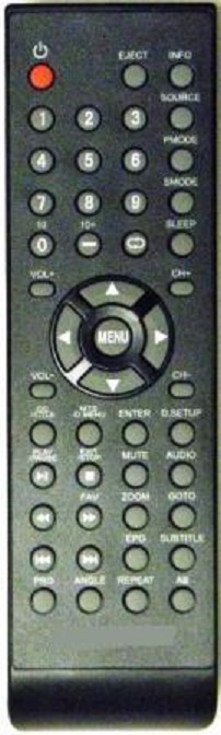 PROSCAN PLDVD3213A TV/DVD Remote
