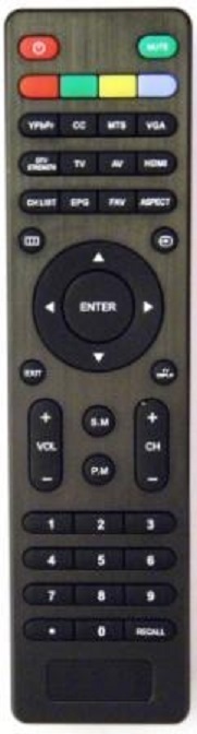 PROSCAN PLED2963A TV Remote Control