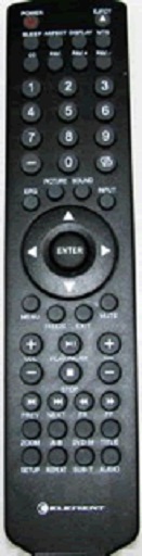 ELEMENT RE20QP08 TV - TV/DVD Remote