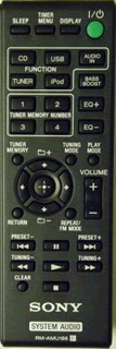 SONY RM-AMU186 Remote Control