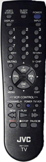 JVC RM-C205-1C Remote Control