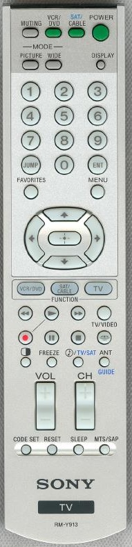 SONY RM-Y913 Remote Control