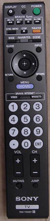 SONY RM-YD027 Remote Control