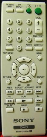 SONY RMT-D189A Remote Control