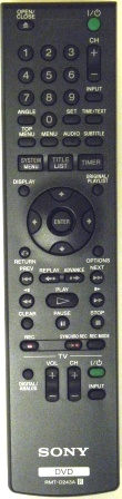 SONY RMT-D241A Remote Control
