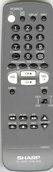 SHARP RRMCG1626CESA TV Remote